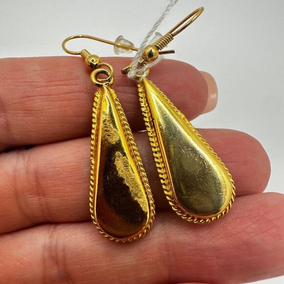 Stunning Italian Florentine micro mosaic dangle/drop earrings! - Picture 11 of 15